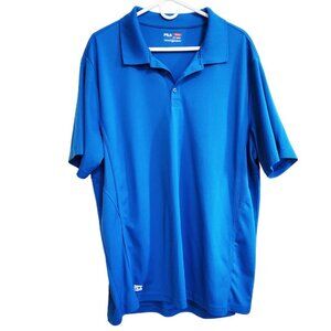 FILA Golf Polo in Blue Size XXL